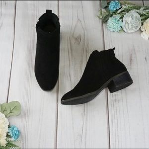 Madden Girl Black Ankle Booties Boots